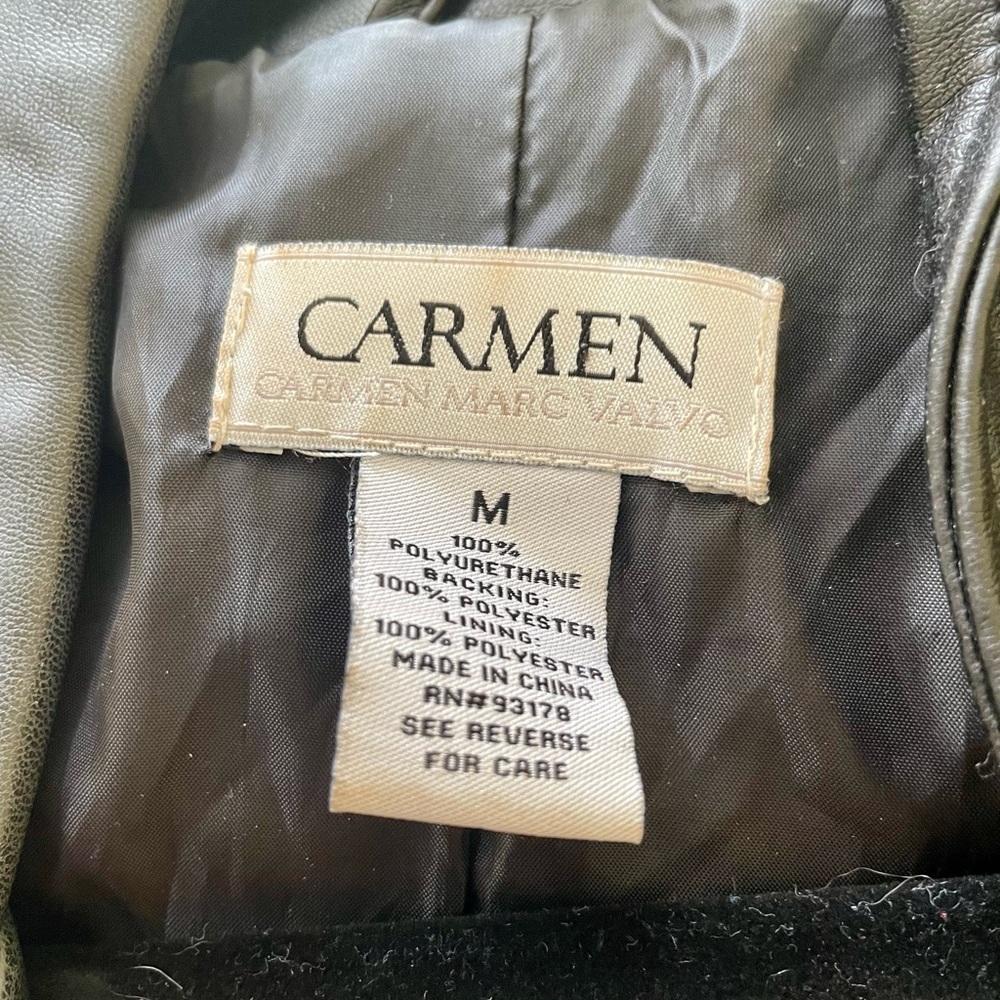 Faux Leather Jacket - Medium - Picture 4 of 5